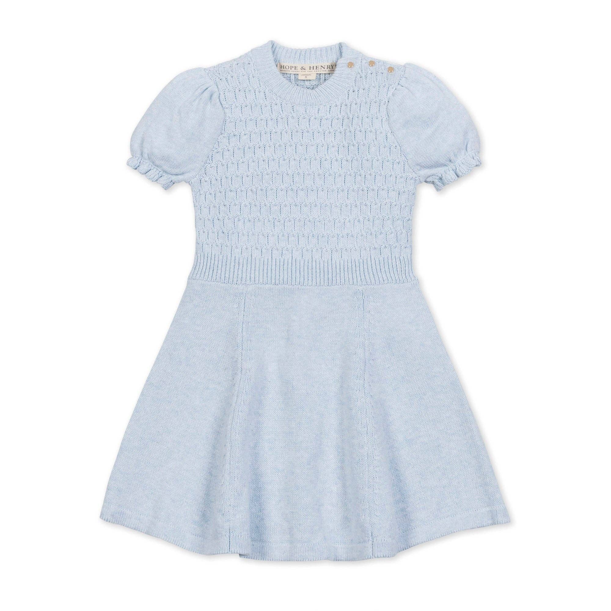 Image of Organic Puff Sleeve Sweater Dress